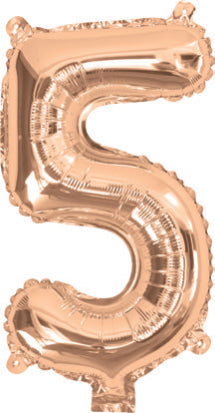 Giant Rose Gold 86cm Helium Balloon Numbers