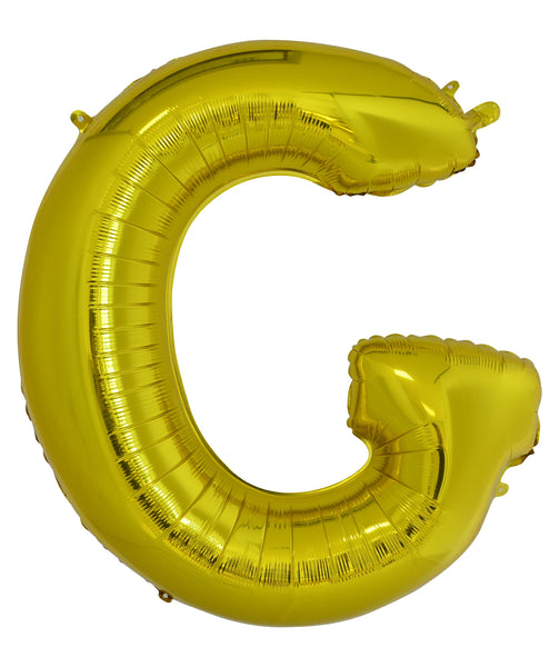 Giant Gold 86cm Helium Balloon Numbers