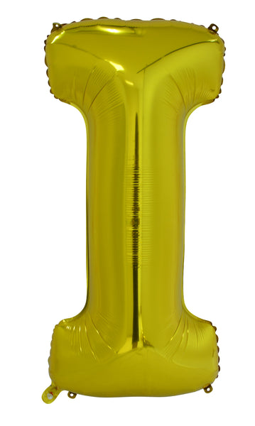 Giant Gold 86cm Helium Balloon Numbers