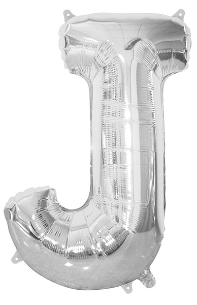 Giant Silver 86cm Helium Balloon Numbers