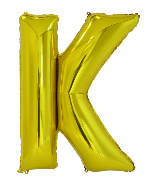 Giant Gold 86cm Helium Balloon Numbers