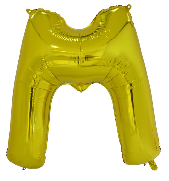 Giant Gold 86cm Helium Balloon Numbers