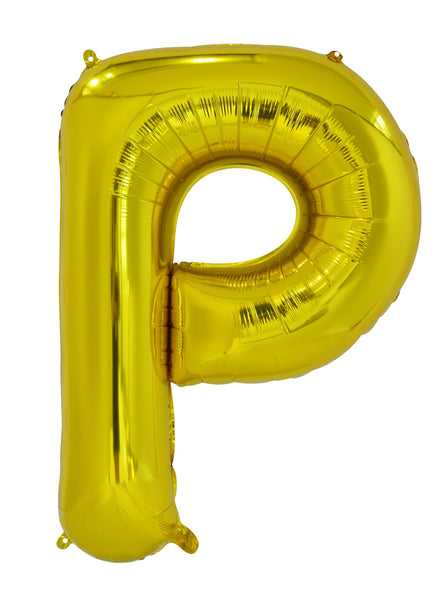 Giant Gold 86cm Helium Balloon Numbers