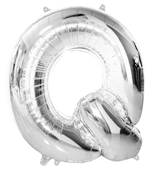 Giant Silver 86cm Helium Balloon Numbers