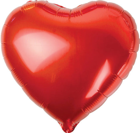 Large Heart Shaped Helium Balloons 45cm