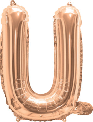 Giant Rose Gold 86cm Helium Balloon Numbers