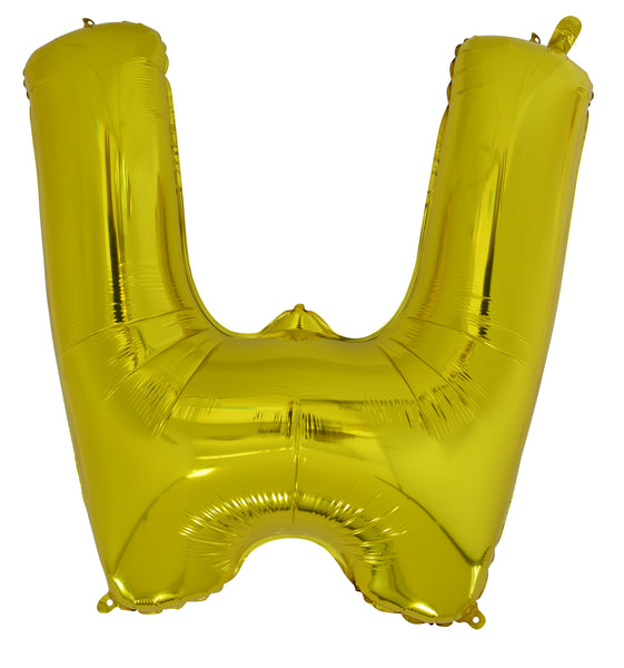 Giant Gold 86cm Helium Balloon Numbers